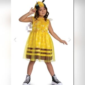 Minecraft Offically Licensed Bee Kids' Costume Size Small 4-6 NEW